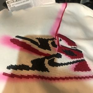 Hoodie not for sale, just showing the stain